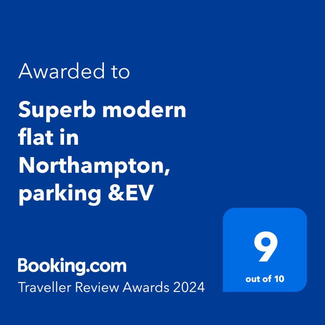 Superb Modern Flat In Northampton, Parking &Ev Apartment Exterior photo